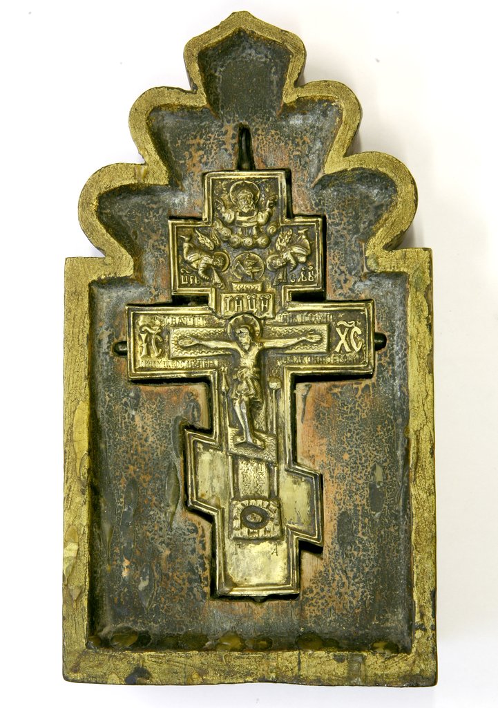Крест в киоте, Конец XVII - начало XVIII в., Россия